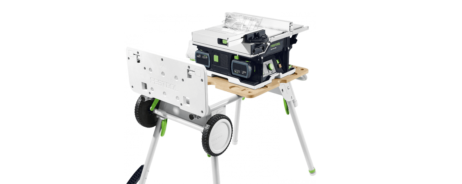 Festool CSC SYS 50 cordless table saw: compact power and precision
