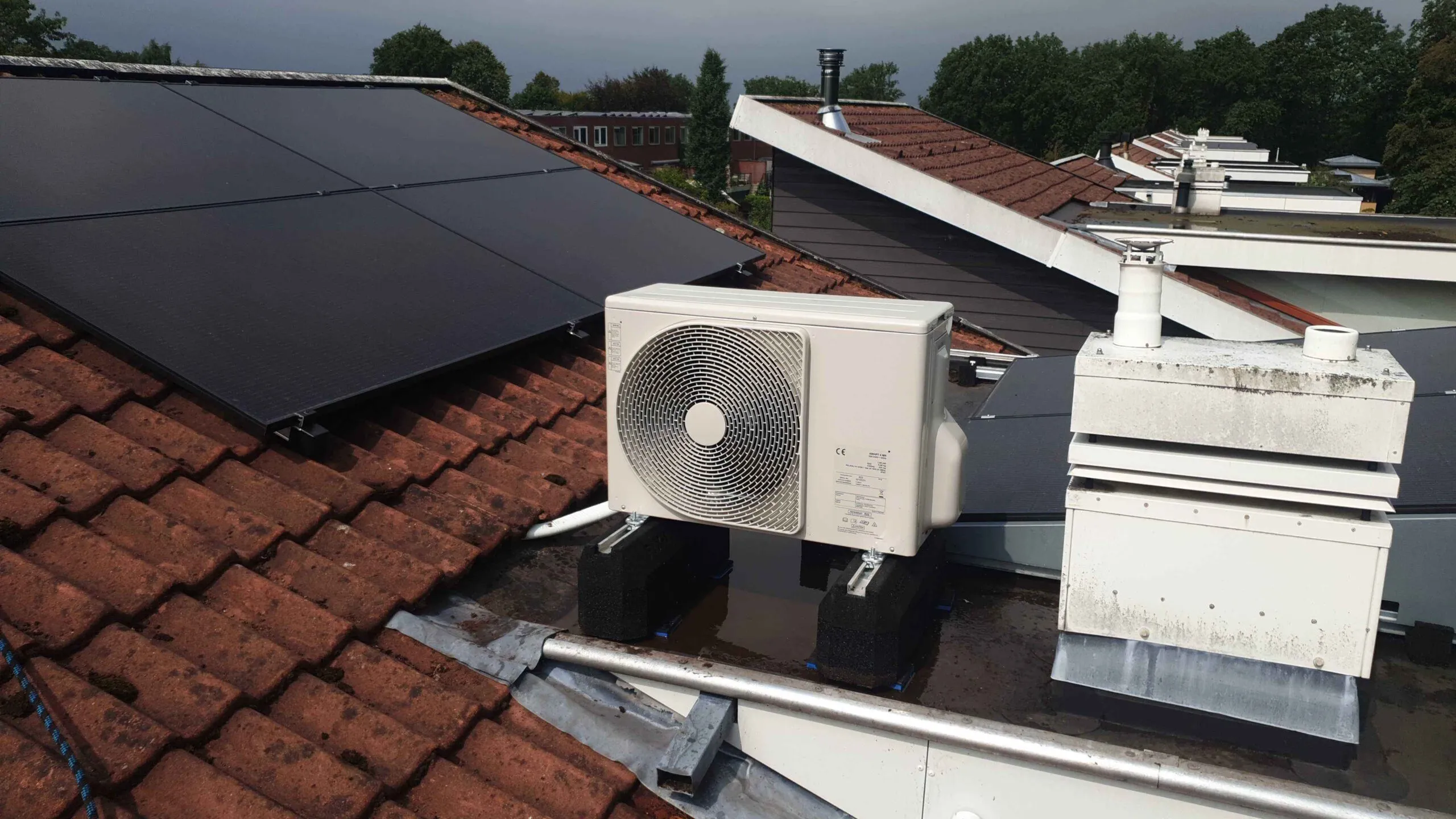Warmtepomp installatie