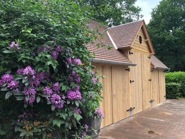 wooden outbuilding