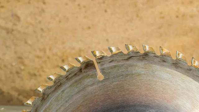 close-up cirkelzaagblad