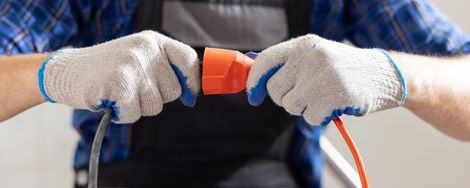 Veilig werken met een verlengsnoer
