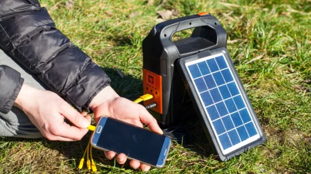small generator with solar panel