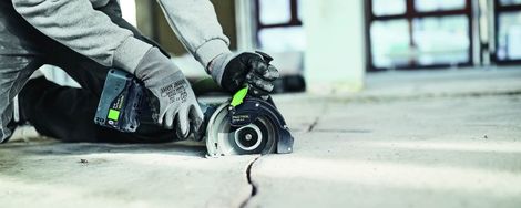 DSC-AGC 18 FH from Festool: the latest in battery cutting systems
