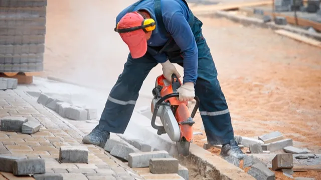 working man with earmuffs