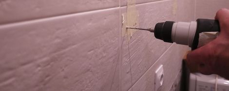 How do you drill ceramic tiles?
