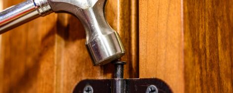 How do you hang a door?