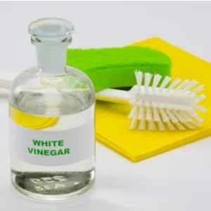 Wash the walls with vinegar