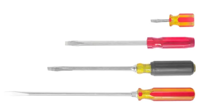 flat head screwdriver