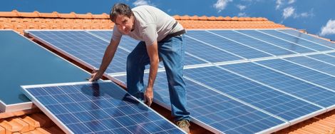 Installing solar panels