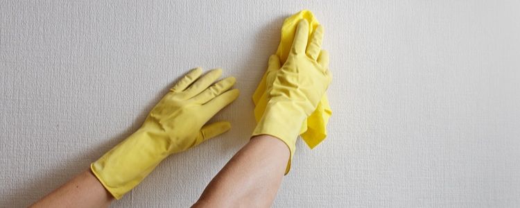 How do you remove bad smells from the wall?