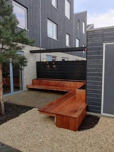 houten tuinbank