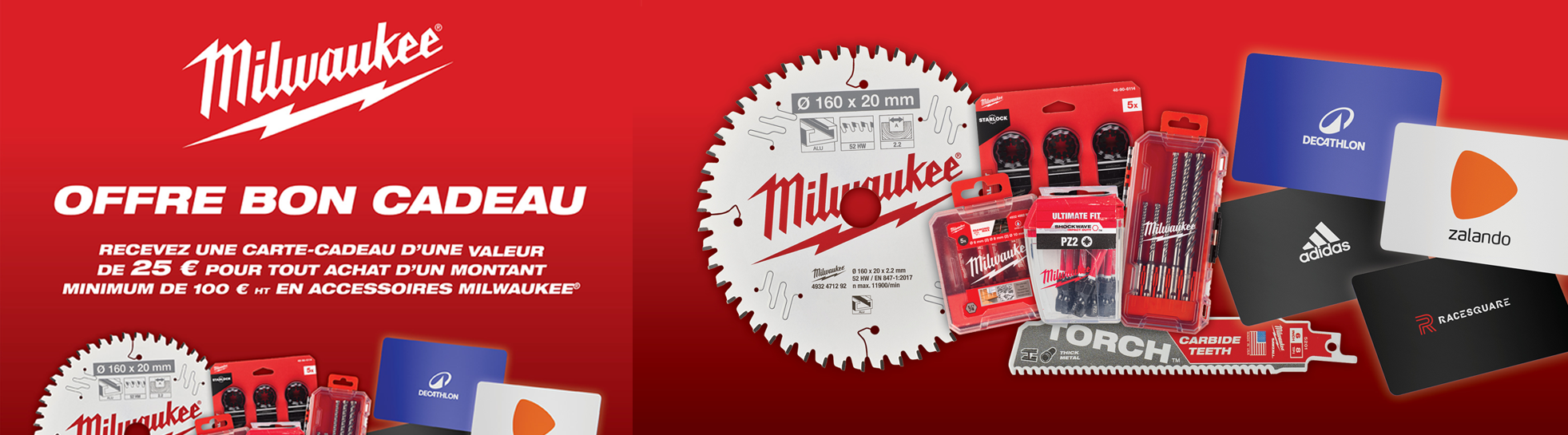 Milwaukee Accessoires Gift Deal 2026