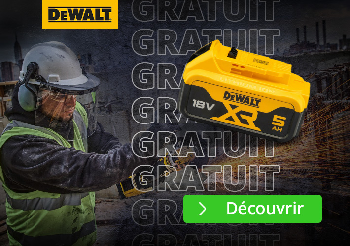DeWALT Batterie Gratuite