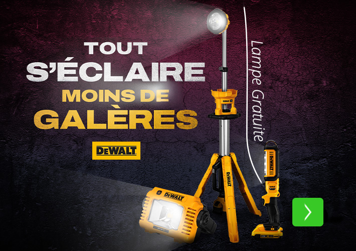 DeWALT Batterie Gratuite